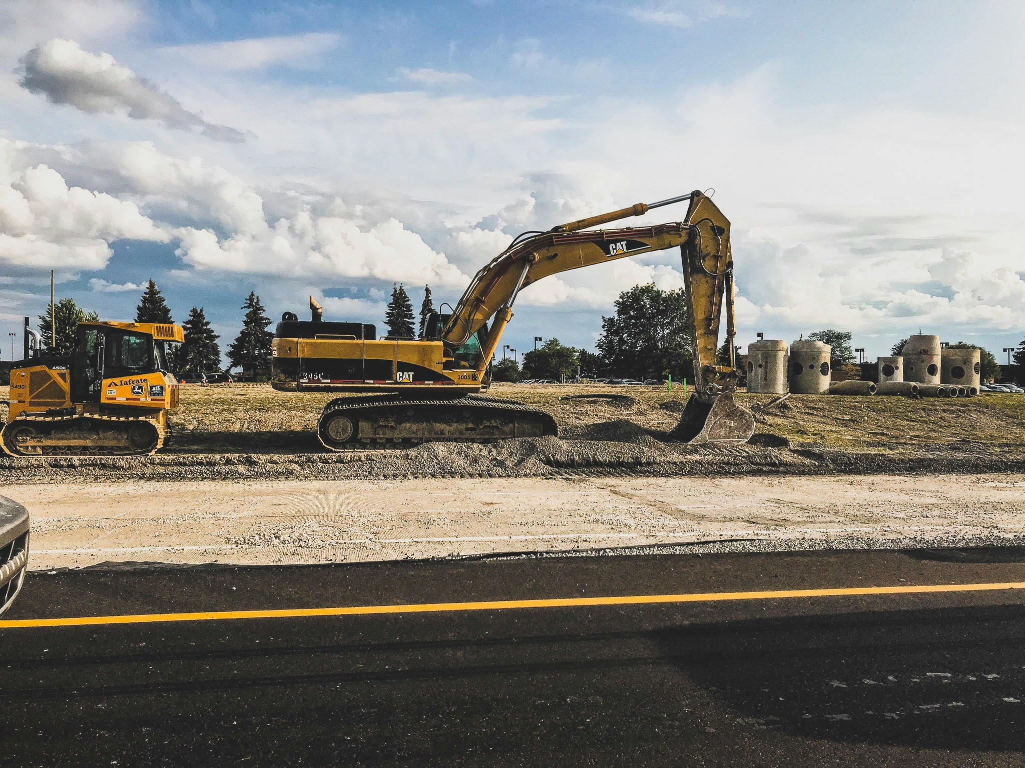 Travaux d'aménagement de la Route